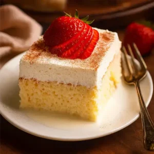 Tres Leches con Strawberry